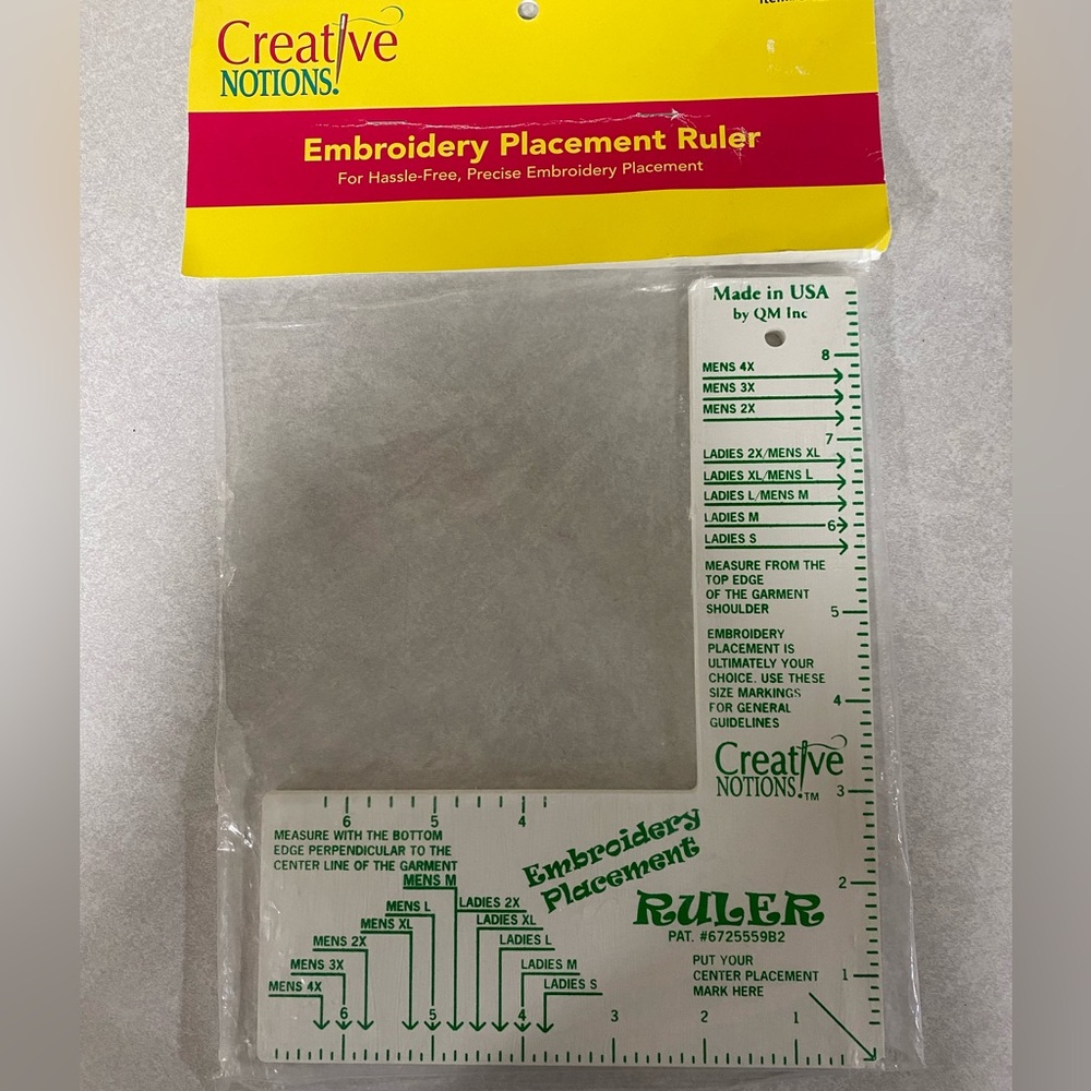 Embroidery ruler